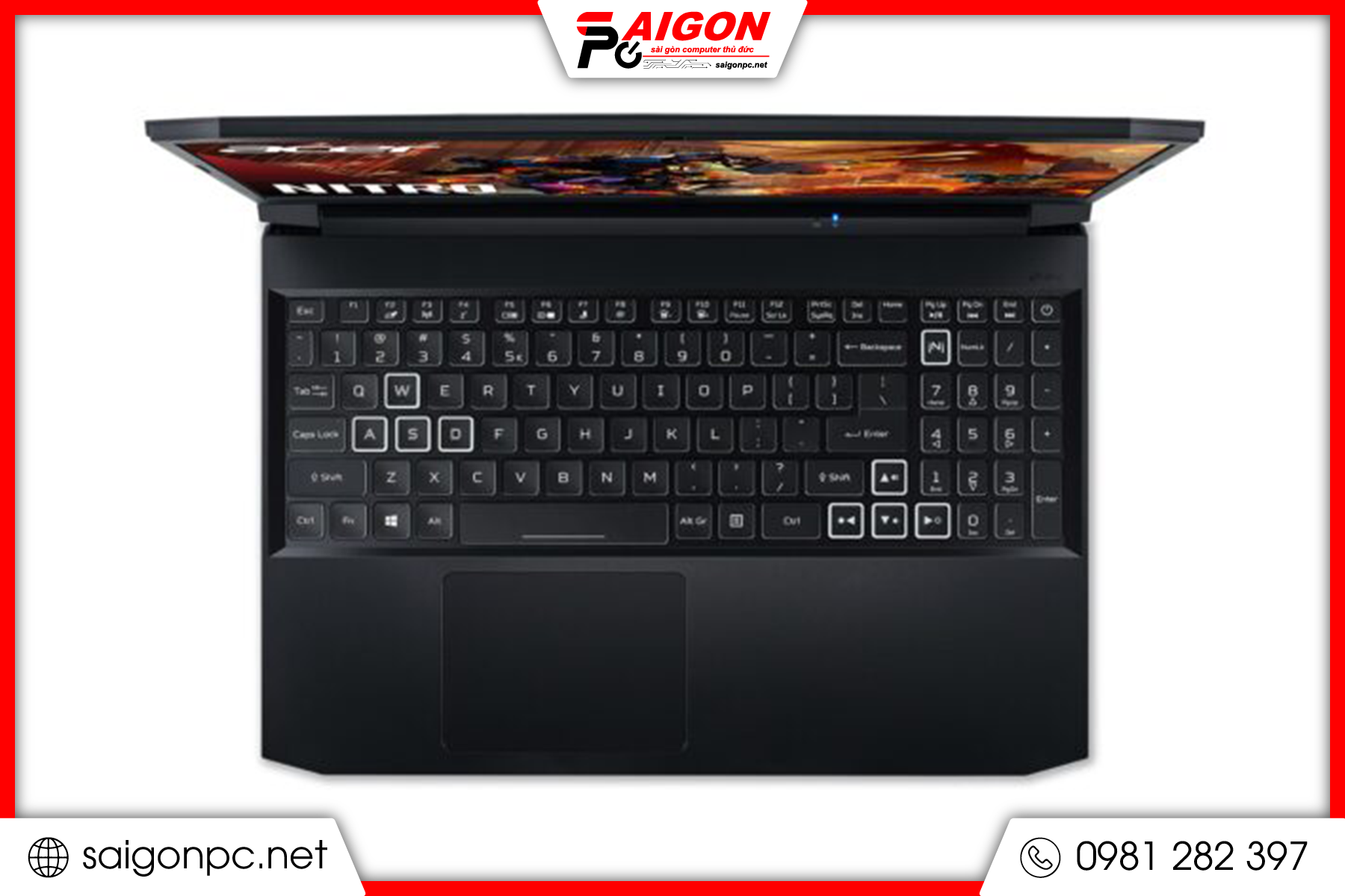 Laptop Acer Nitro 5 - 15.6" FHD / IPS 144Hz / i5-11400H / 16GB / 512GB / GTX 1650 (2nd)